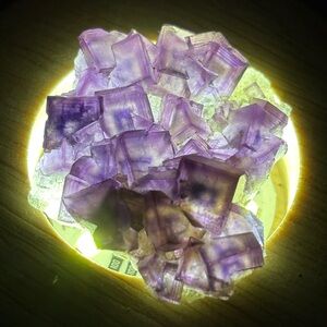 Purple zoned fluorite from Anhui, China